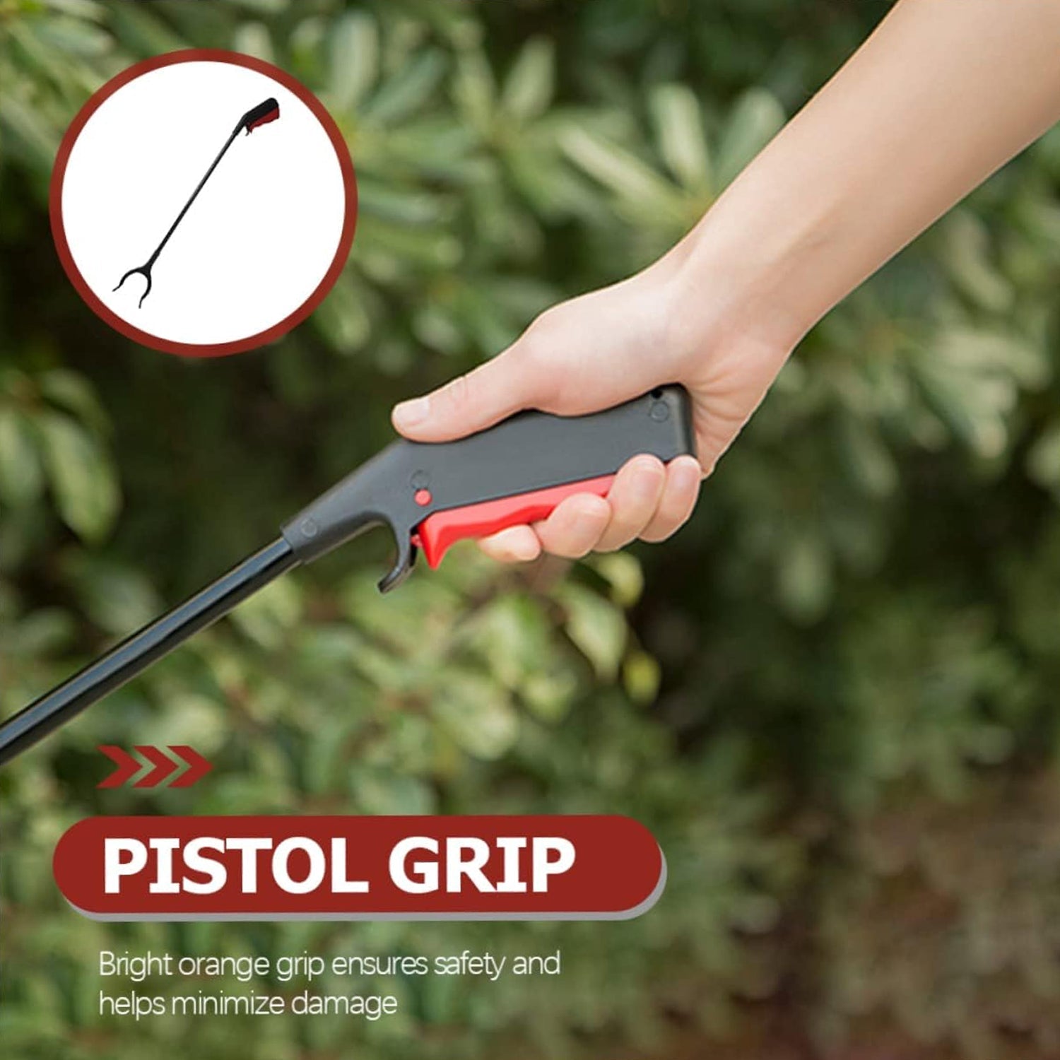 Extra Long Trash Picker Upper – Rotating Grip Arm for Litter, Elderly, Garden & Disabled Assistance Extra Long Trash Picker Upper – Rotating Grip Arm for Litter, Elderly, Garden & Disabled Assistance